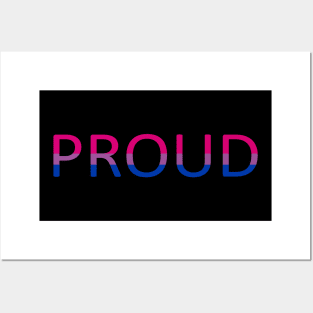 Proud Bisexual Flag Posters and Art